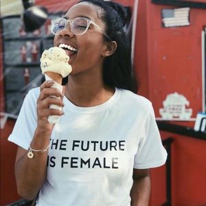 The future is female crop top!